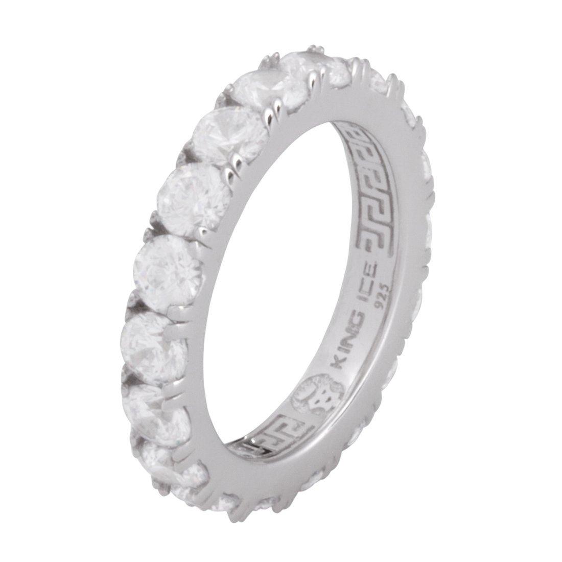 King Ice 4mm Brilliant-Cut Ring - White Gold - WHITE GOLD